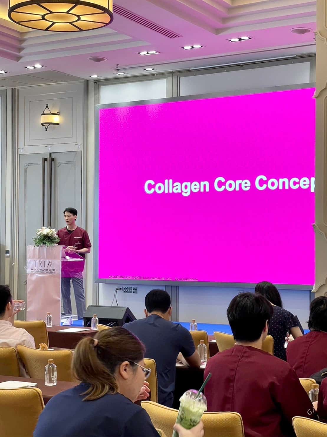 หมออู๋ รับบท speaker บรรยาย และ สาธิตงานฉีด Sculptra แก่แพทย์ความงาม 3 S 5062850 0